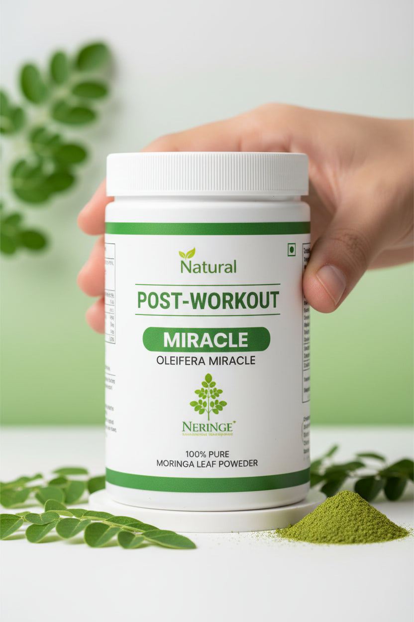Natural Post-Workout – 100% Pure Moringa Oleifera Miracle Leaf Herbal Powder