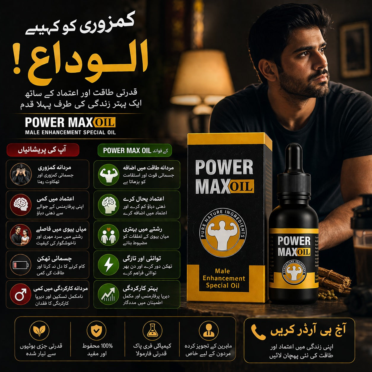 Power Max Oil – Men's Personal Care Oil