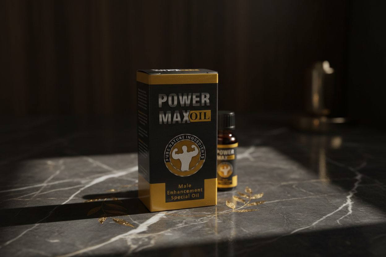 Power Max Oil – Lifestyle Dark Background