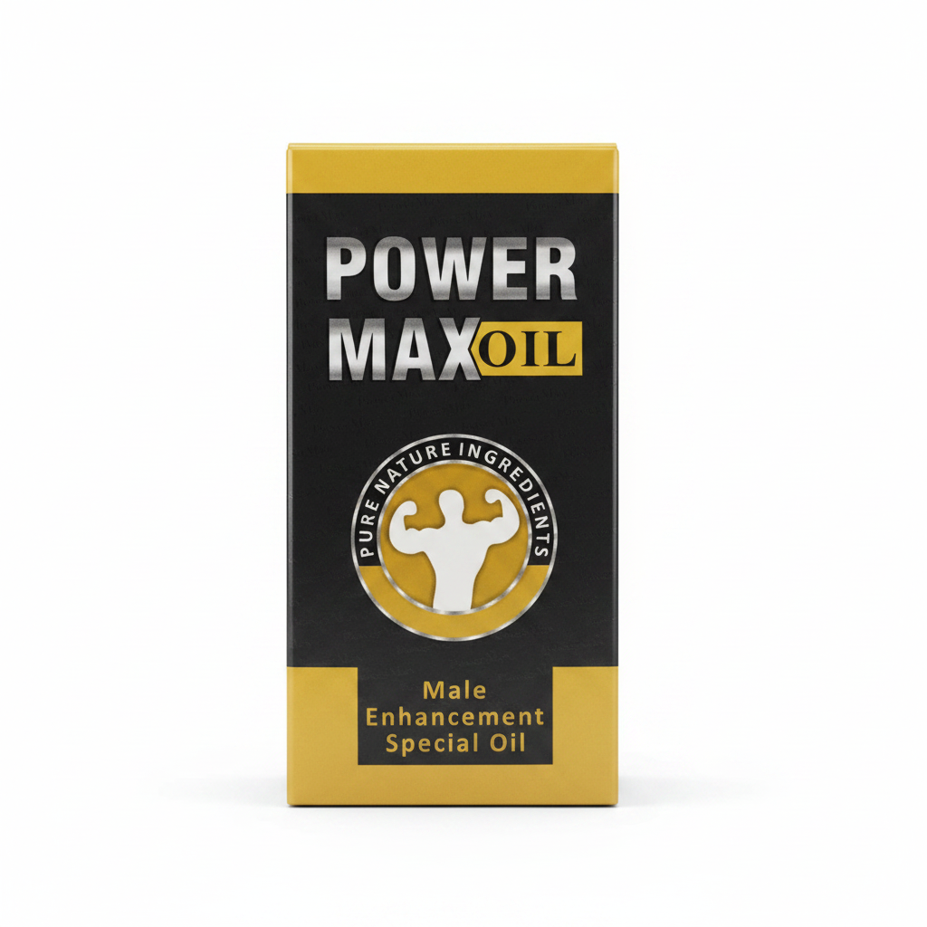 Power Max Oil – White Background Studio Shot