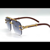 Photochromic Sunglasses Rimless UV400 – Cheetah Style | Color Changing Transition Glasses
